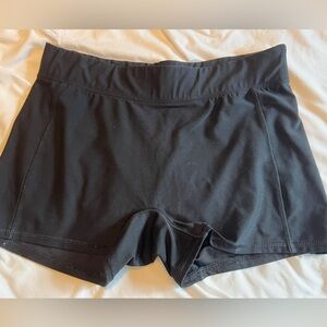 Women's Black Athletic Shorts